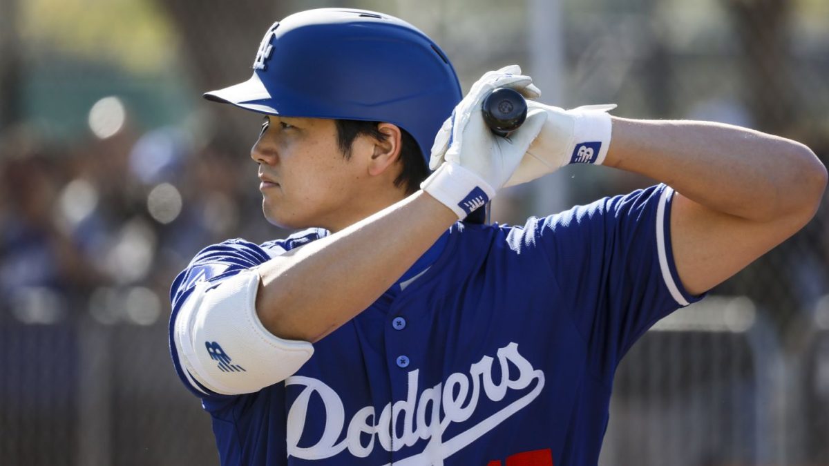 Gauthier, Robert. Shohei Ohtani stands in the batter’s box during a Los Angeles Dodgers Spring Training practice session. 22 Feb. 2024. MLB 2024 Spring Training: How to Watch and Everything You Need to Know, CNN Sports (Original LA Times) , https://www.cnn.com/2024/02/22/sport/mlb-2024-spring-training-how-to-watch-spt-intl/index.html. Accessed 2 Apr. 2024. 