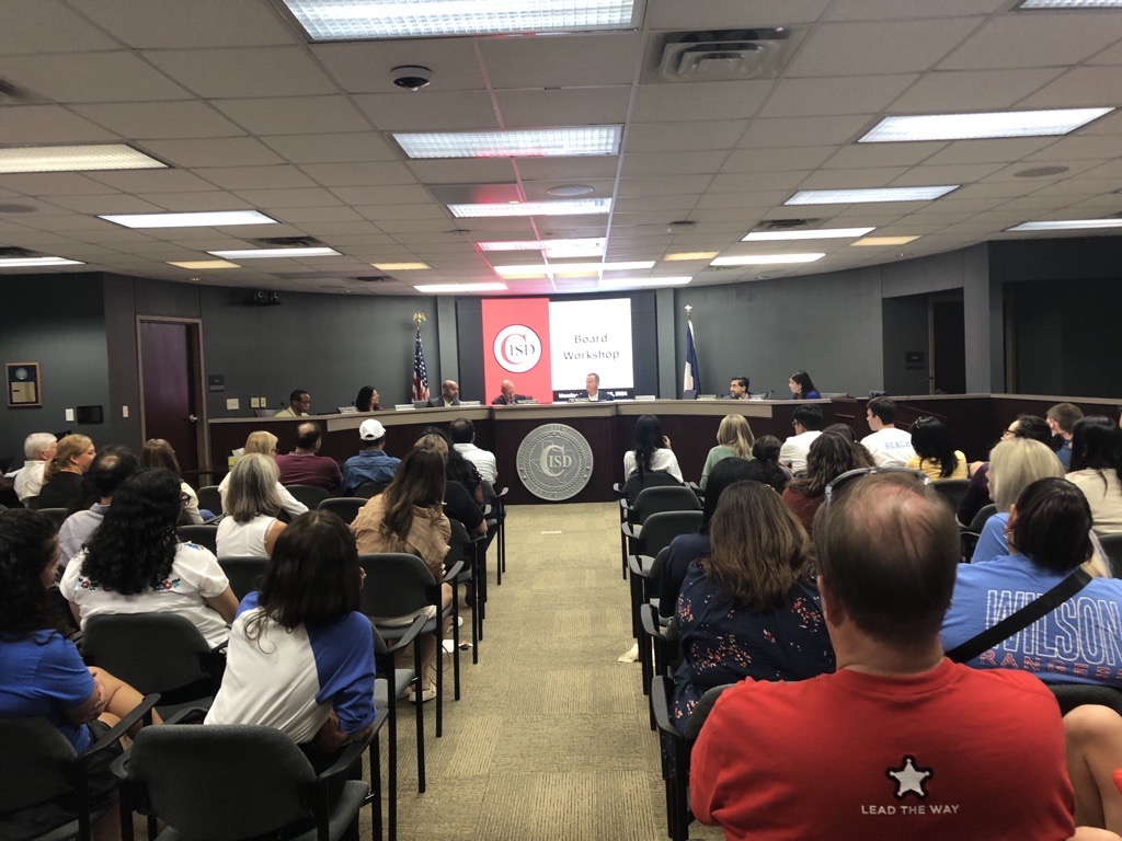 The board meeting discussing financial plans for the funding of schools on September 16th, 2024.